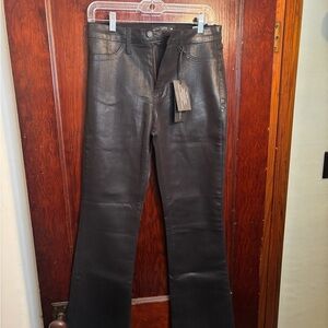 Women's Black Coated Jeans